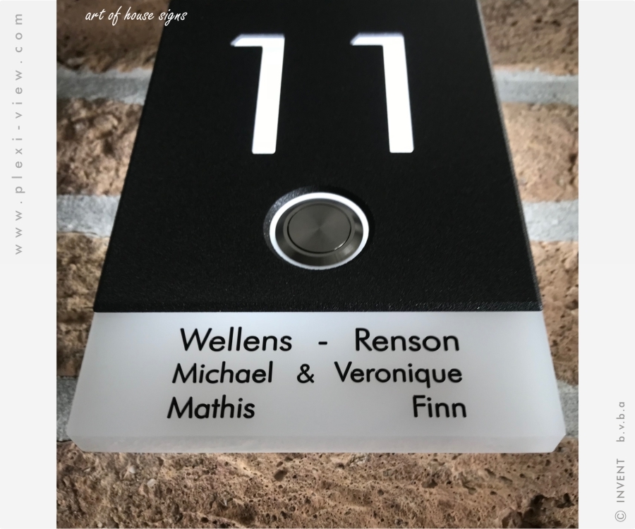 DOORBELL LED AVANT HOUSE SIGN AND NAME